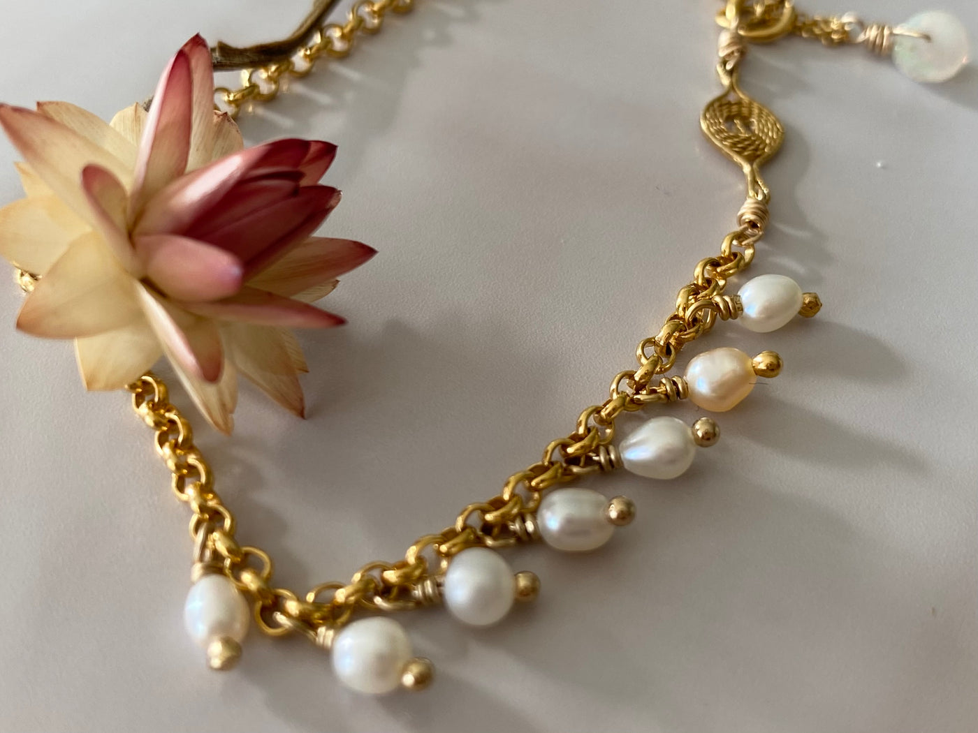 Baby Pearl Drop Bracelet