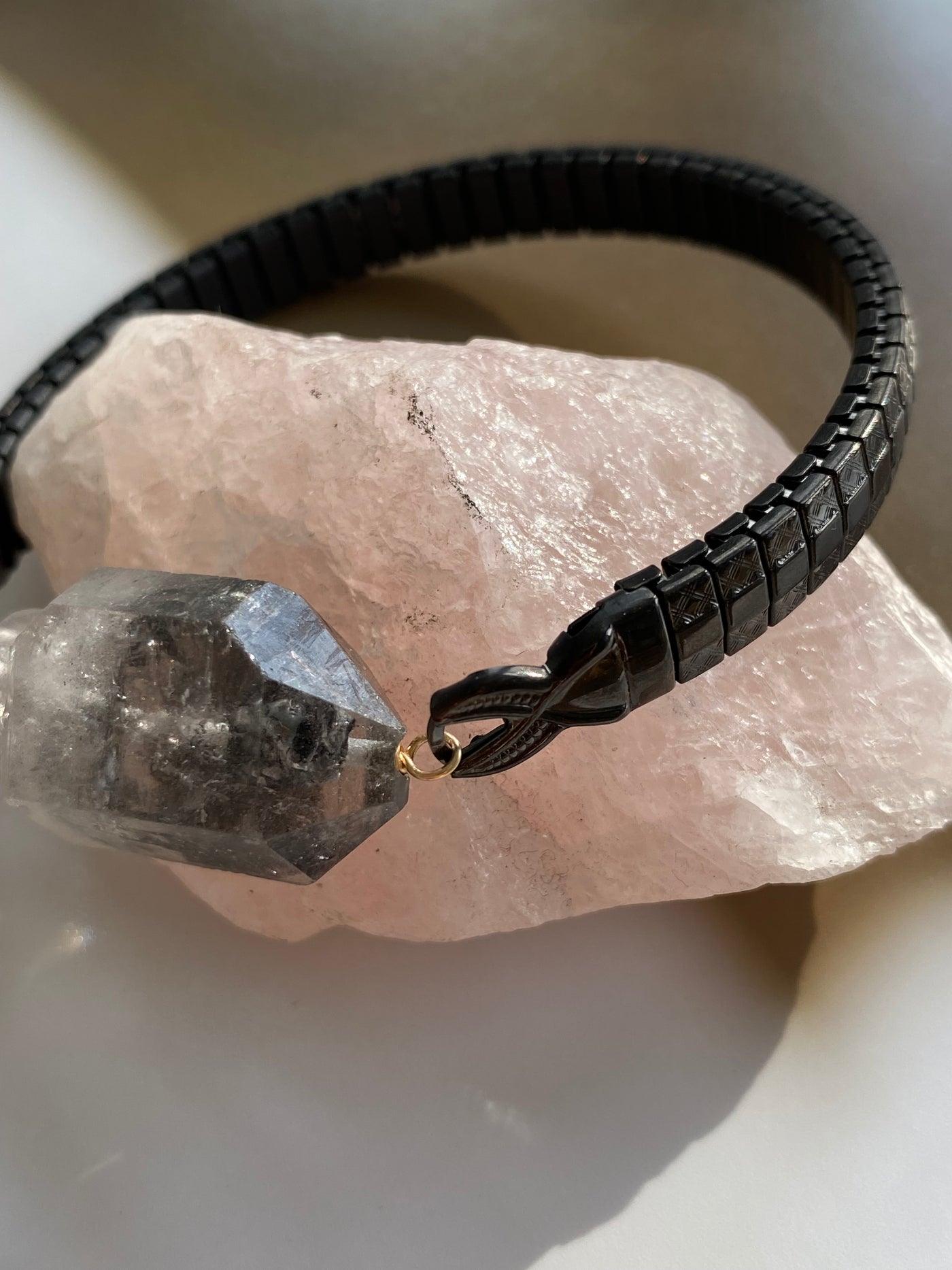 Smoky Quartz Watchband Bracelet