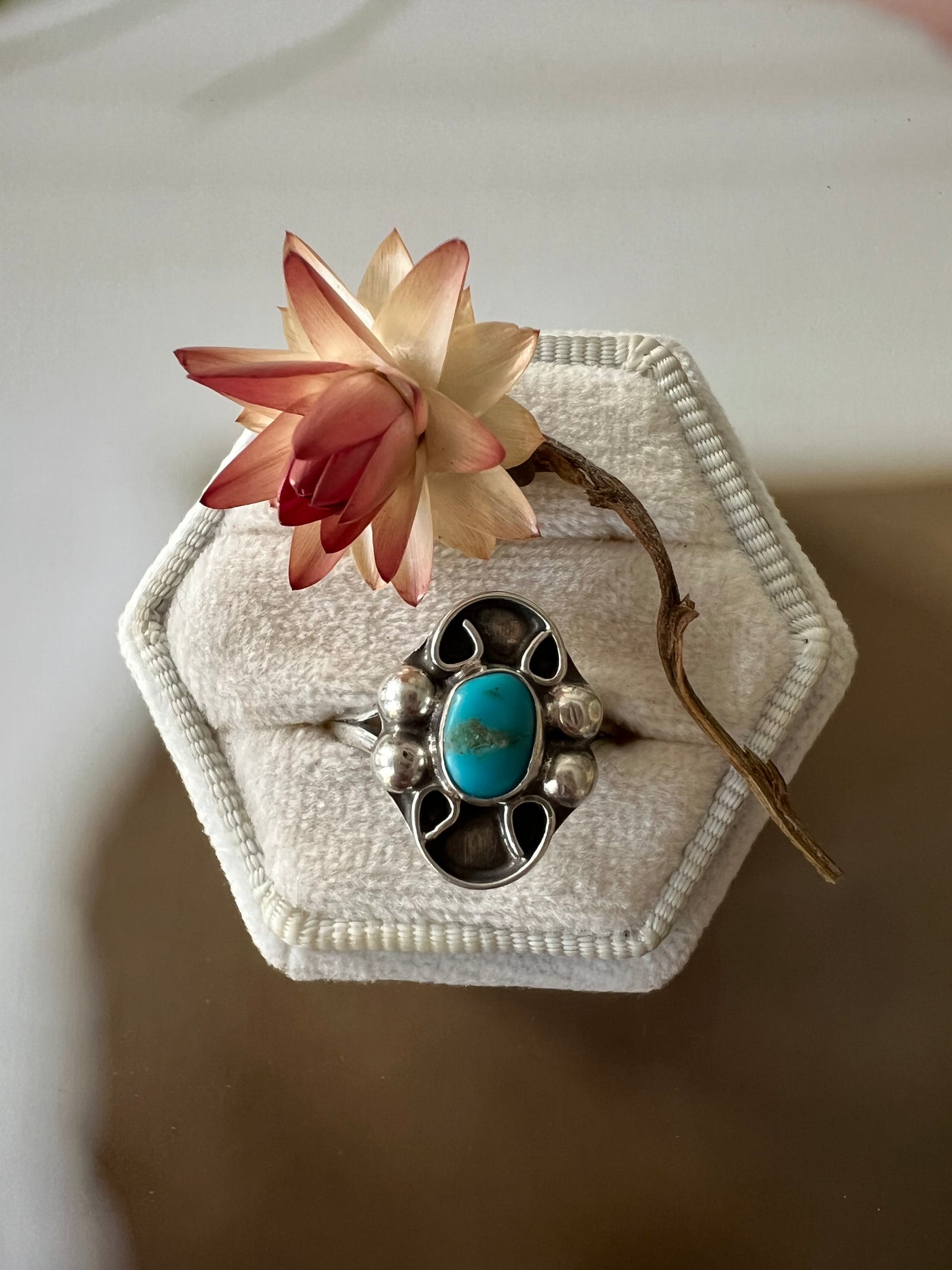 Oval Vintage Turquoise Ring