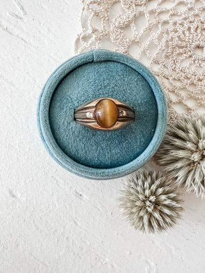 10K Tiger’s Eye Ring