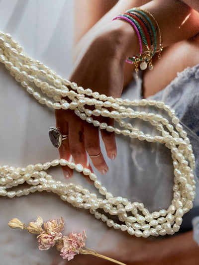 Multi Strand Pearl Necklace