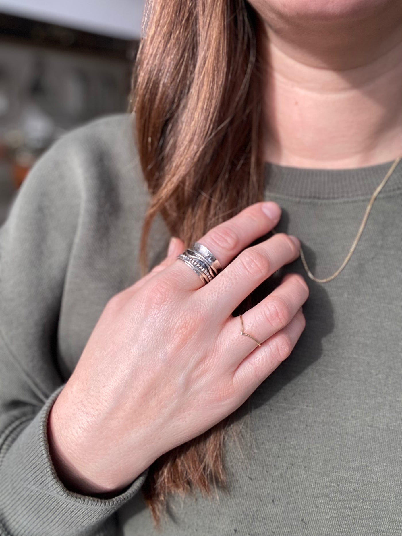 Four Strand Meditation Ring