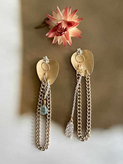 Treasured Chain Jacket Earrings