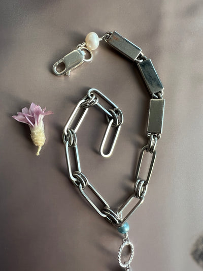 Silver Lock Bracelet