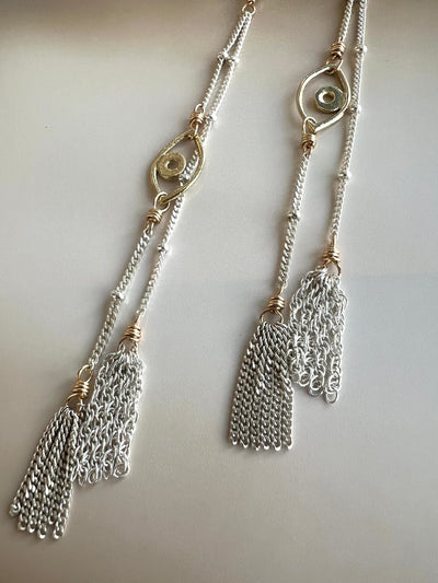 Evil Eye Tassel Earring Babes