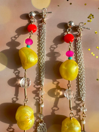 Lemon Drop Tassel Ear Jackets