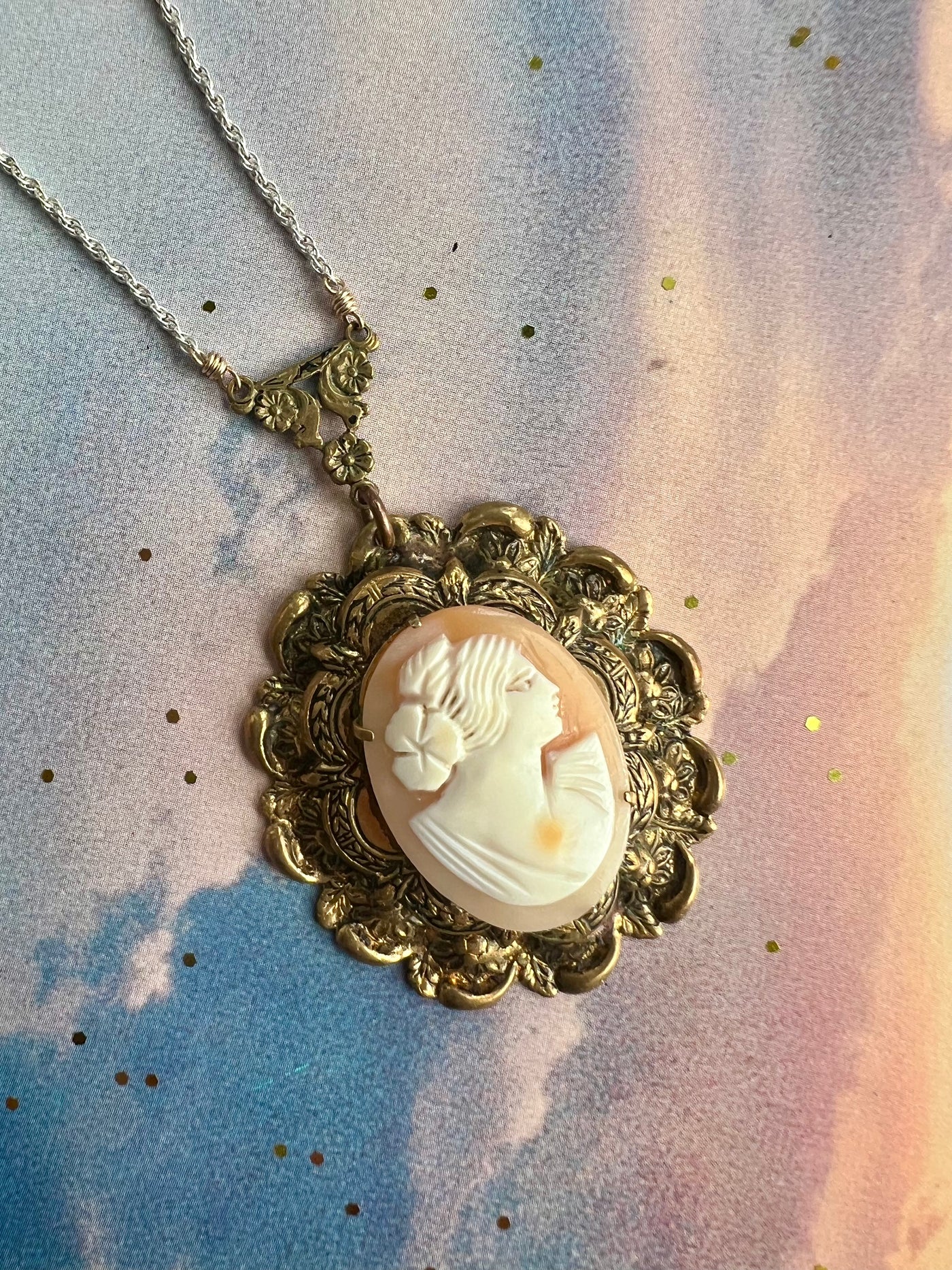 Cameo Statement Necklace