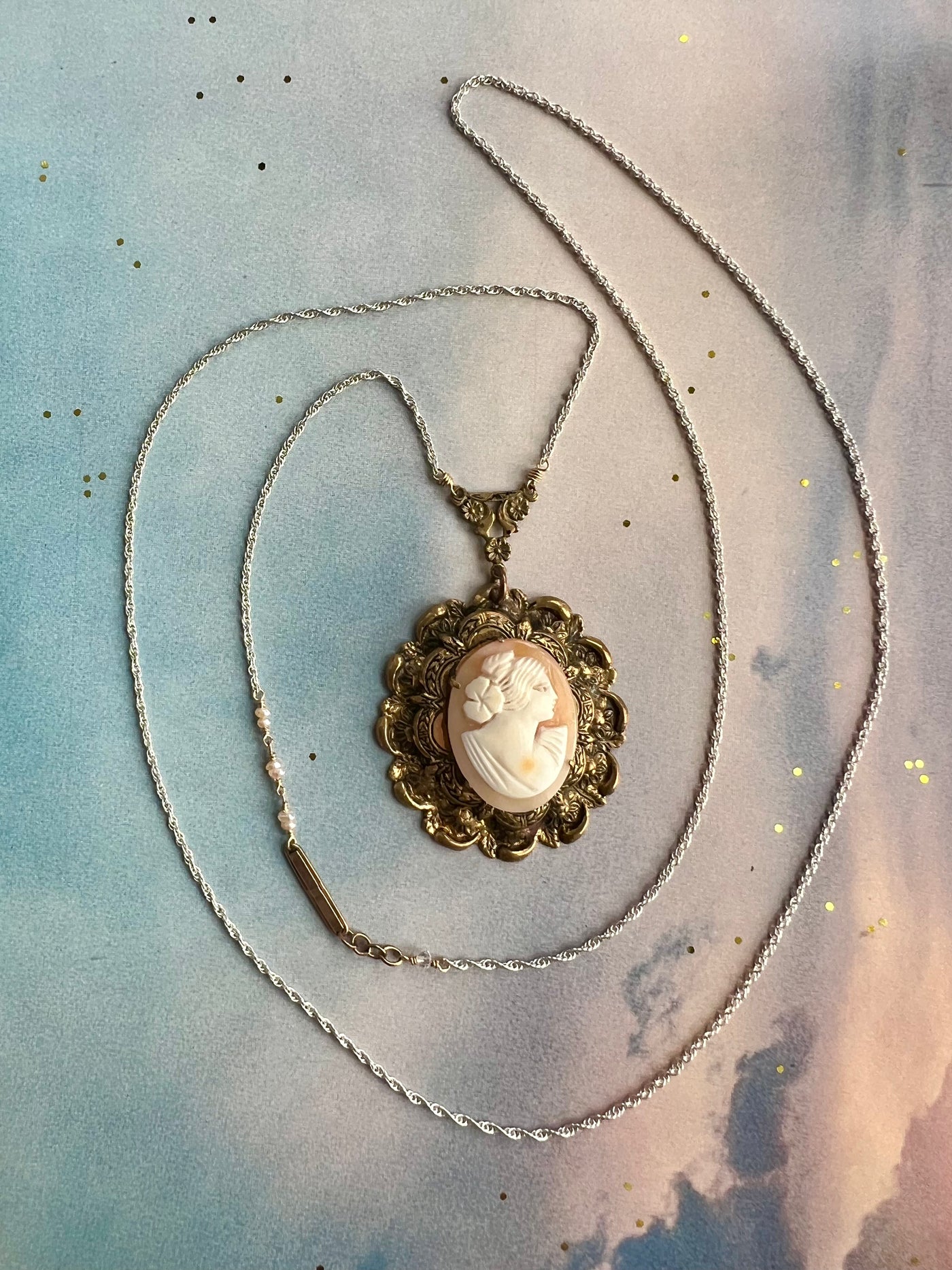 Cameo Statement Necklace