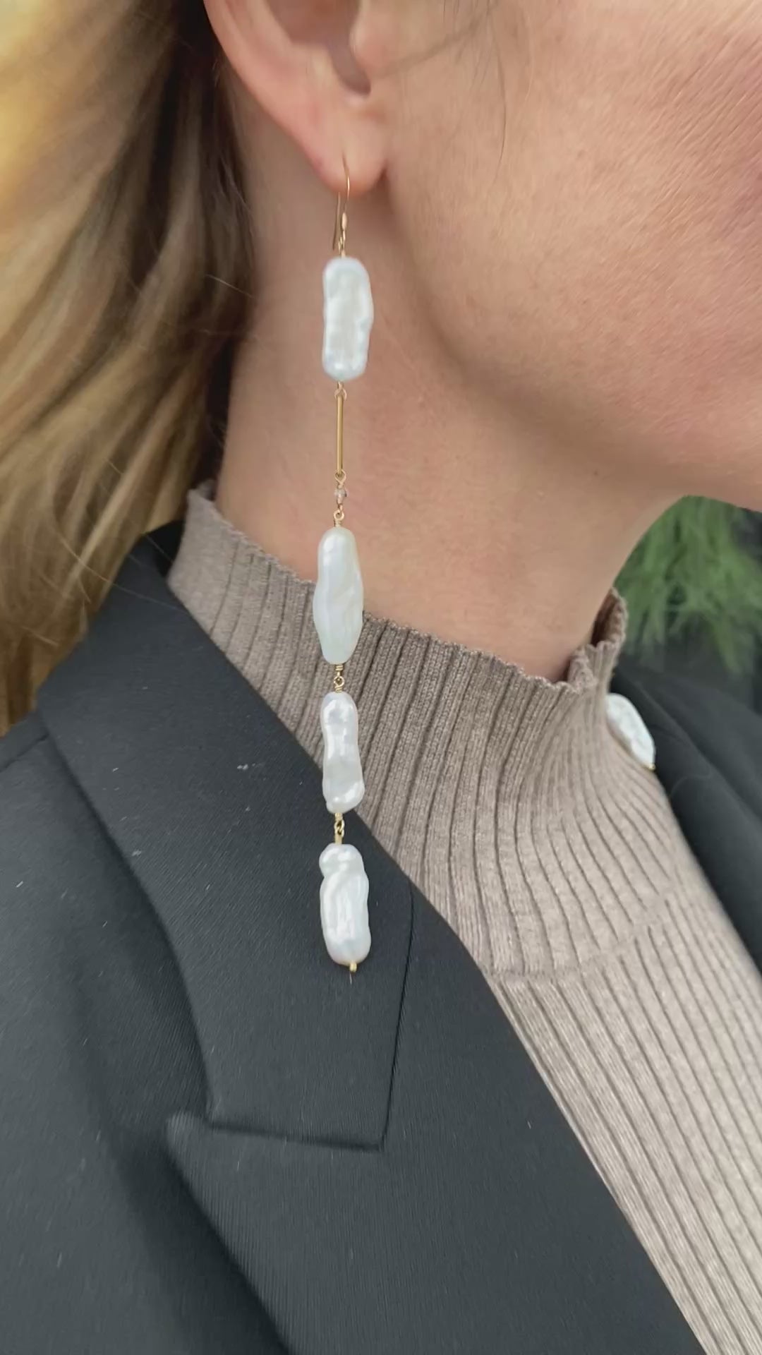 Freshwater Pearl Drop Earrings