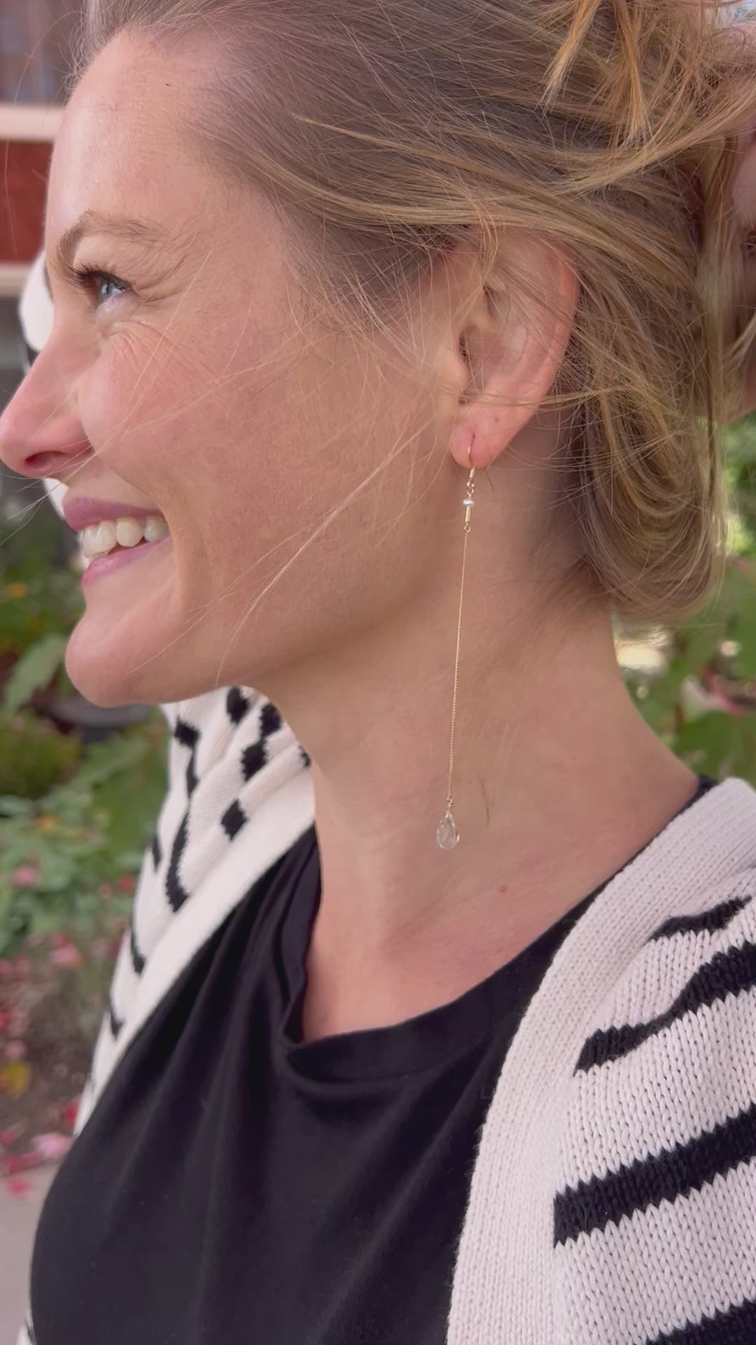 Aquamarine Teardrop Earrings